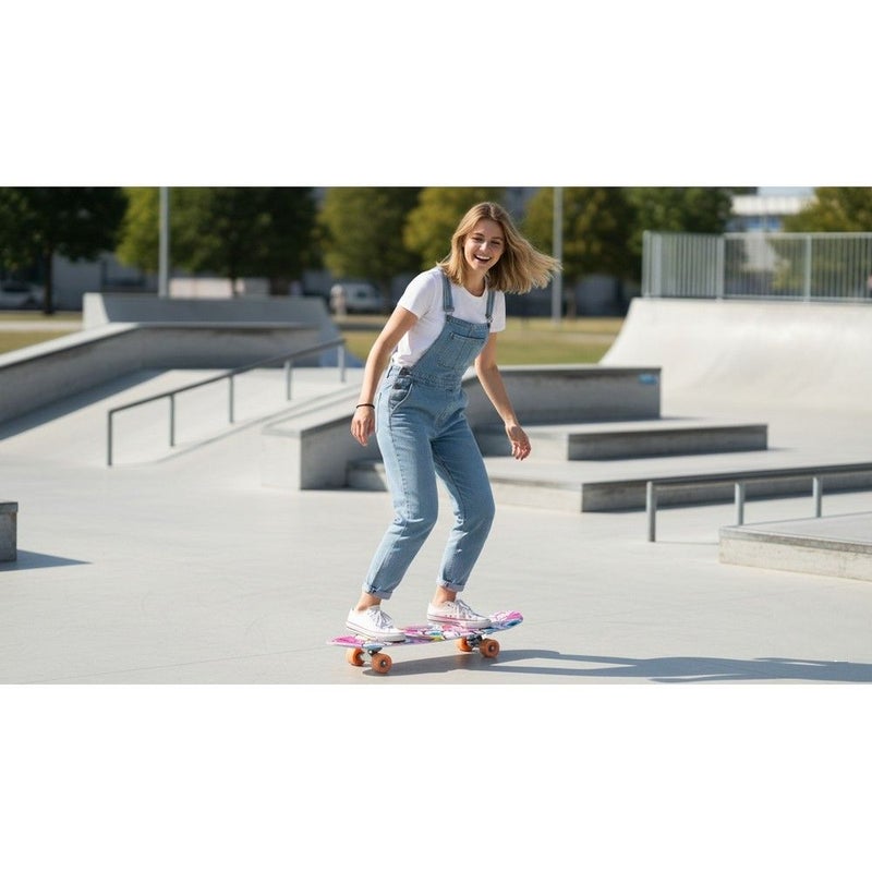 Dream Land Funny Cartoon Characters Mixed Shapes Skateboard - 213 - Image 2